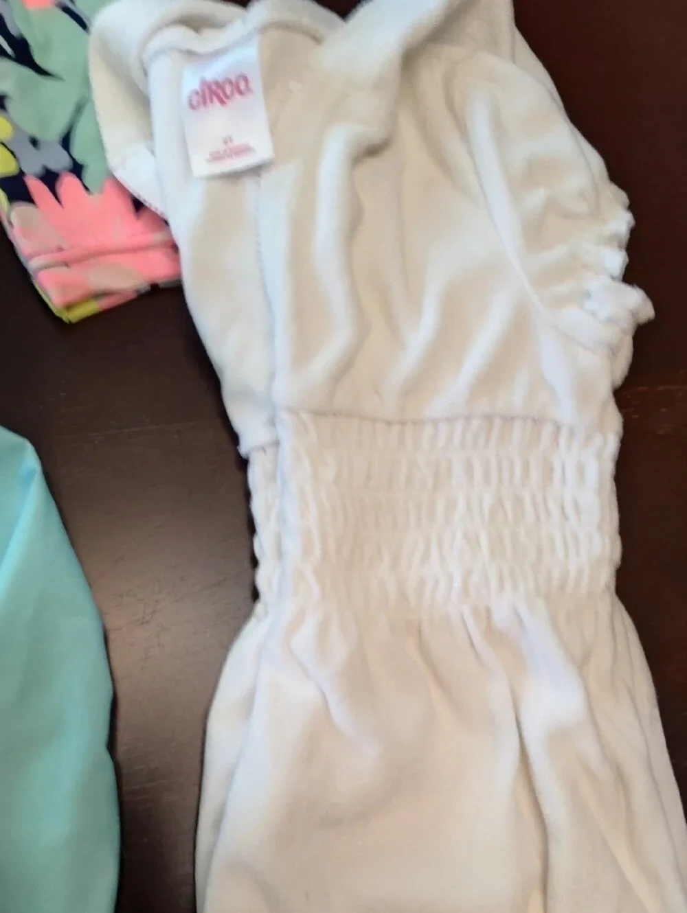 Girls Long sleep swim suits And Terry cloth Coverup